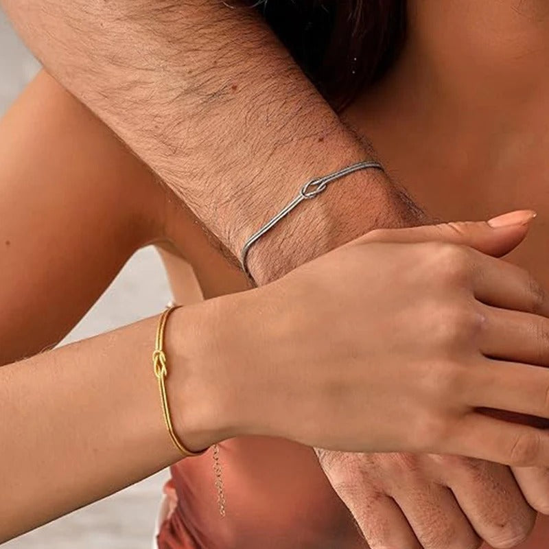 Pulseras nudo de amor 2x1